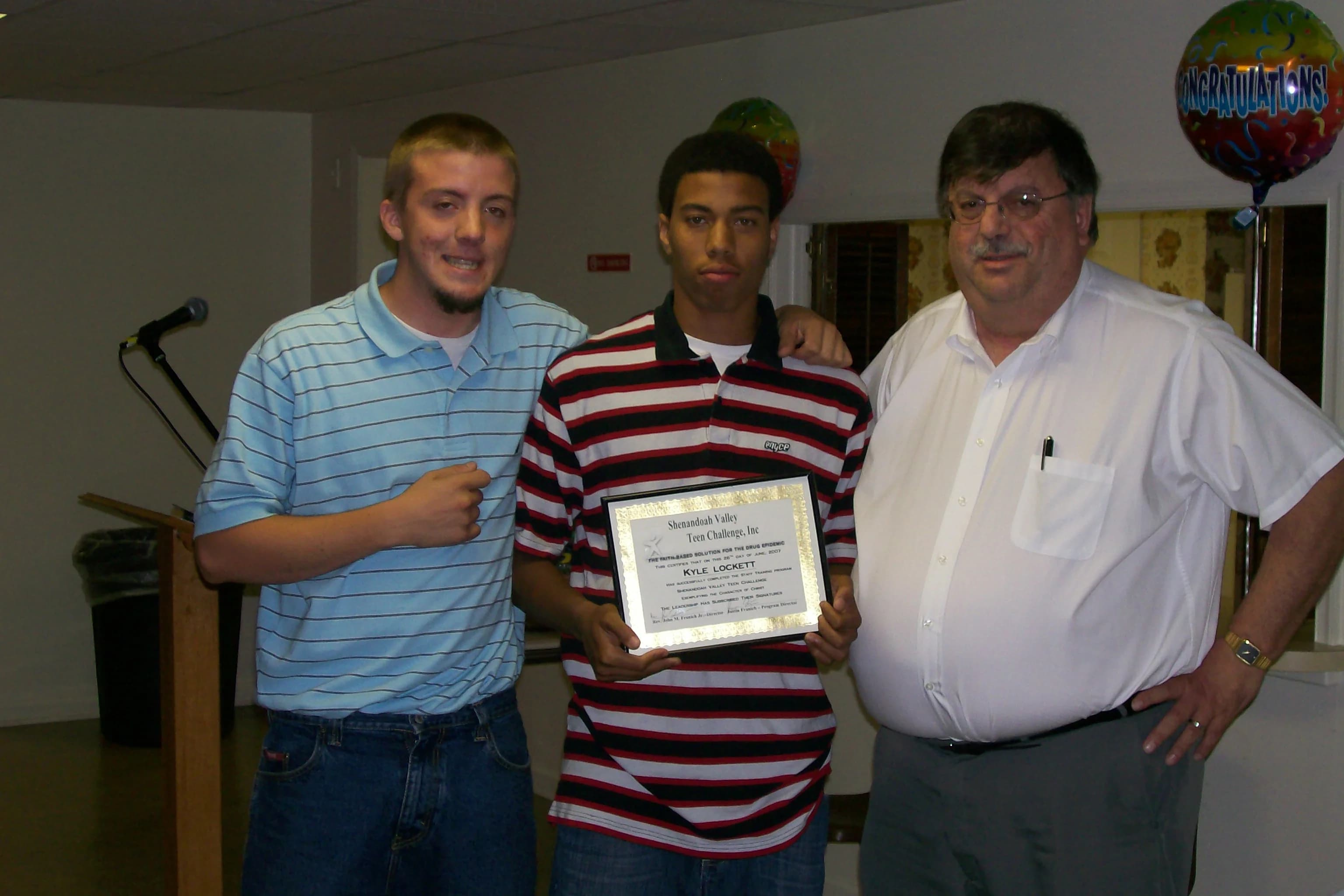 Justin Franich at Teen Challenge 2007