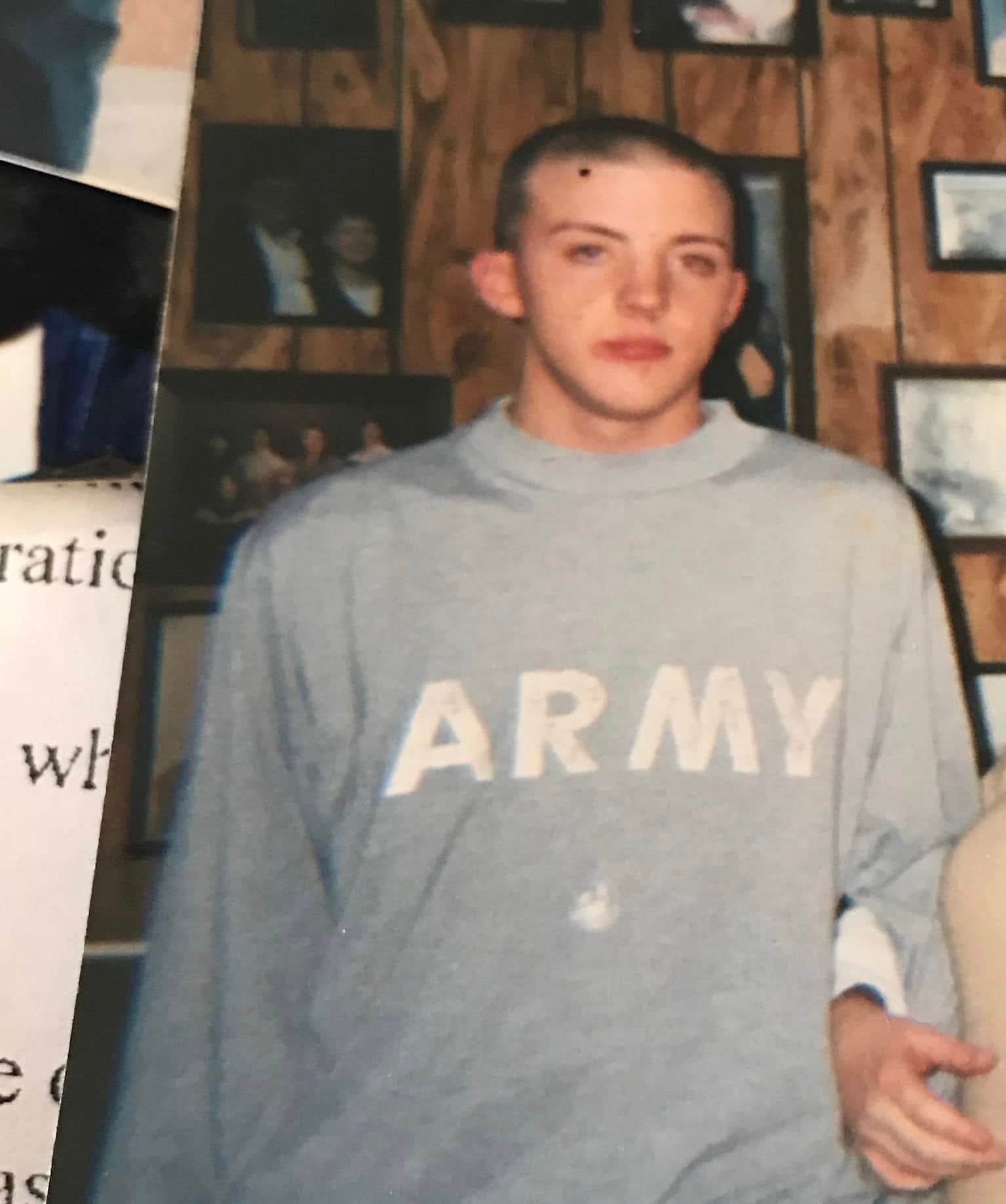 Justin Franich before recovery