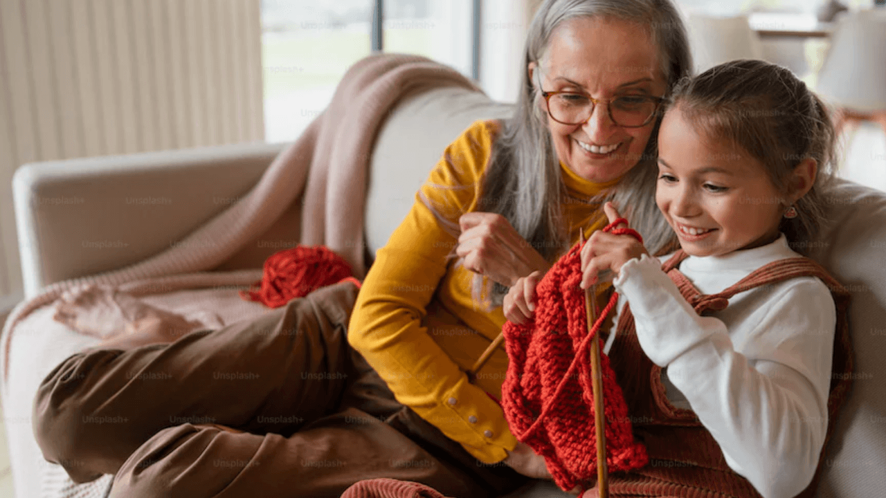 Grandparent caring for grandchildren while navigating the challenges and emotional weight of a child’s addiction