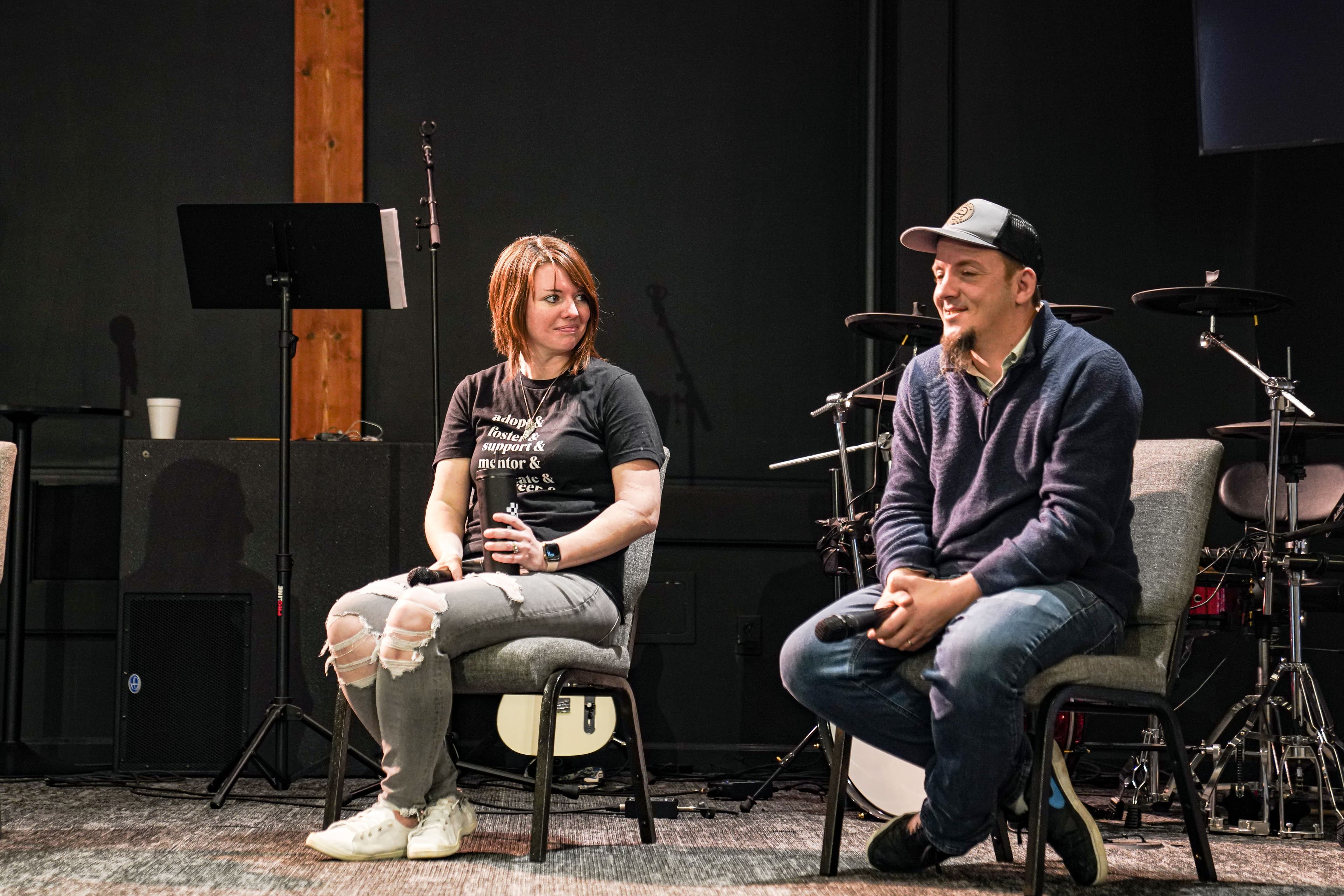 Justin and Ashley Franich standing together representing their return to ministry leadership at Shenandoah Valley Teen Challenge