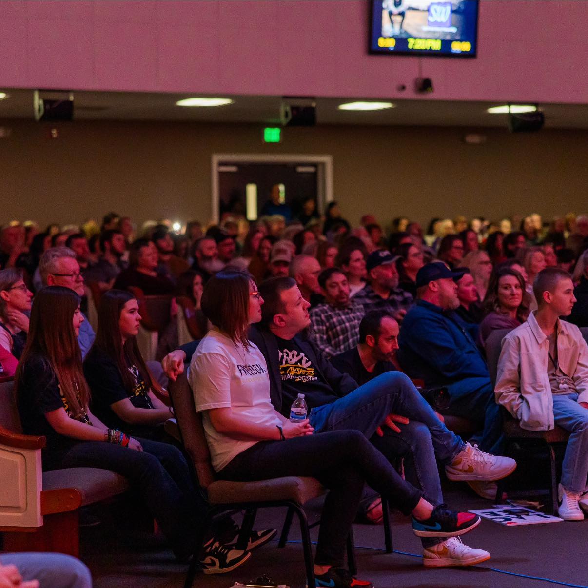 Crowd at ministry event